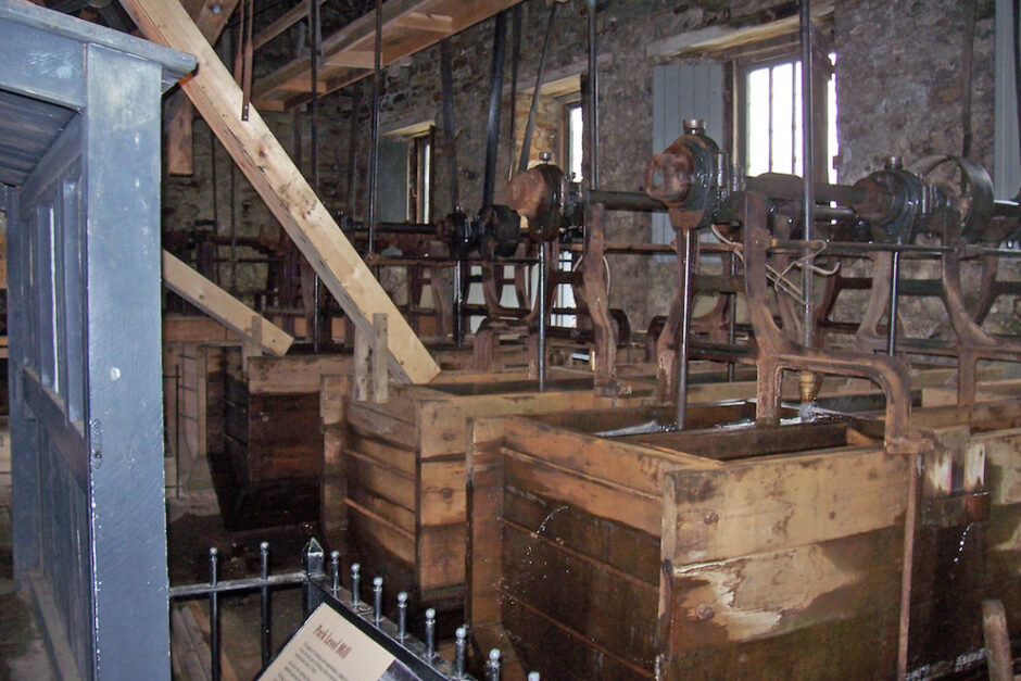 The dressing floor at Killhope mine